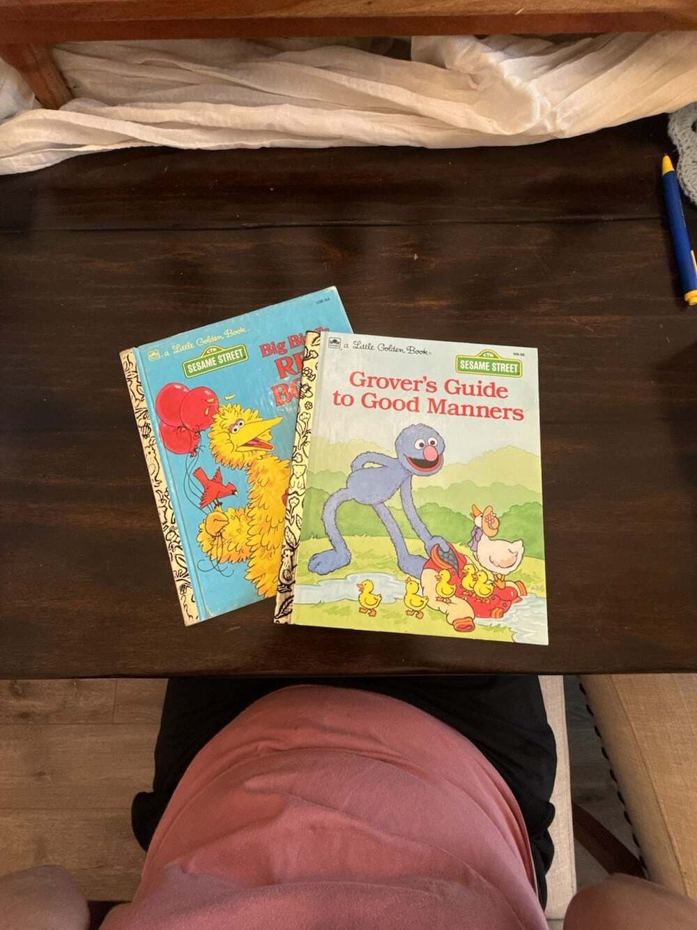 Lot of 2 Vintage Sesame Street Little Golden Books
